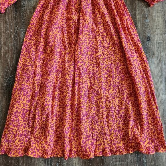 Peony Swimwear Gathered Midi Dress in Garden Party Size 6 US XS NWT - Picture 10 of 14